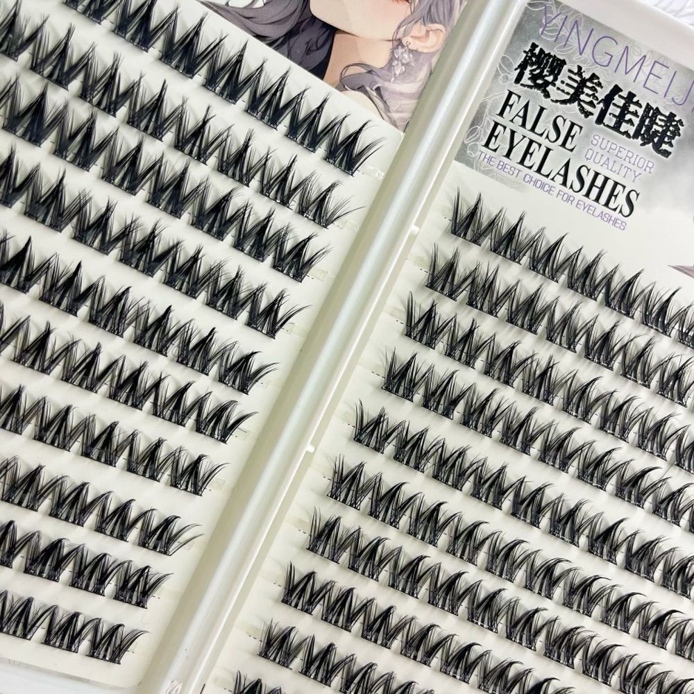 Eyelash Extension No 11 - 100/130/200 Ciuffi di Ciglia Finte Nere