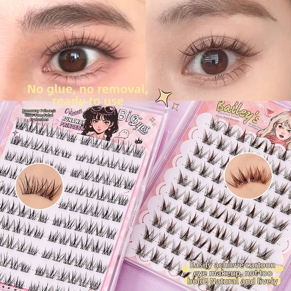 Eyelash Extension No 11 - 80 Ciuffi di Ciglia Finte Autoadesive