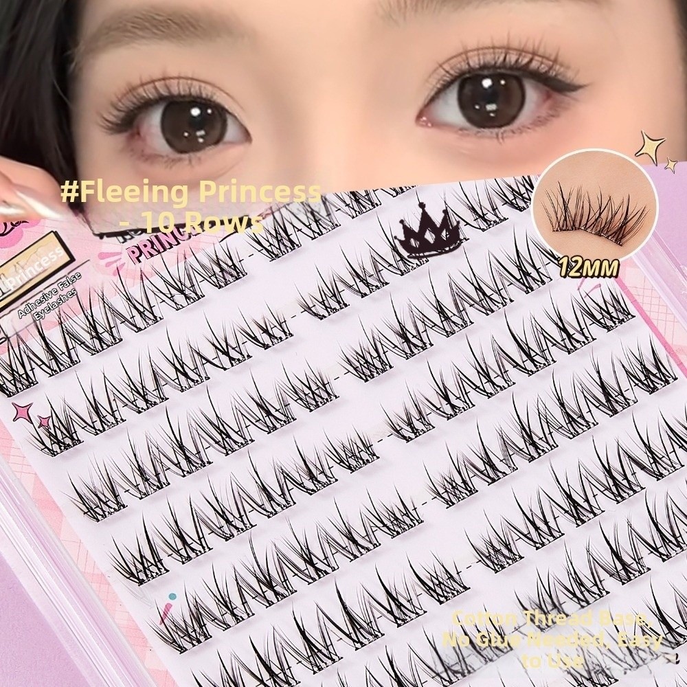 Eyelash Extension No 11 - 80 Ciuffetti di Ciglia Finte Autoadesive