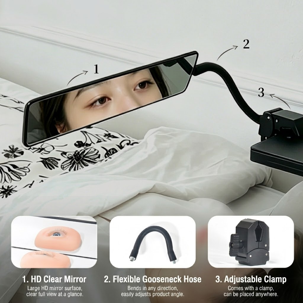 Nuovo Specchio per Extension C - Eyelash Extension Guide recensione e prezzo