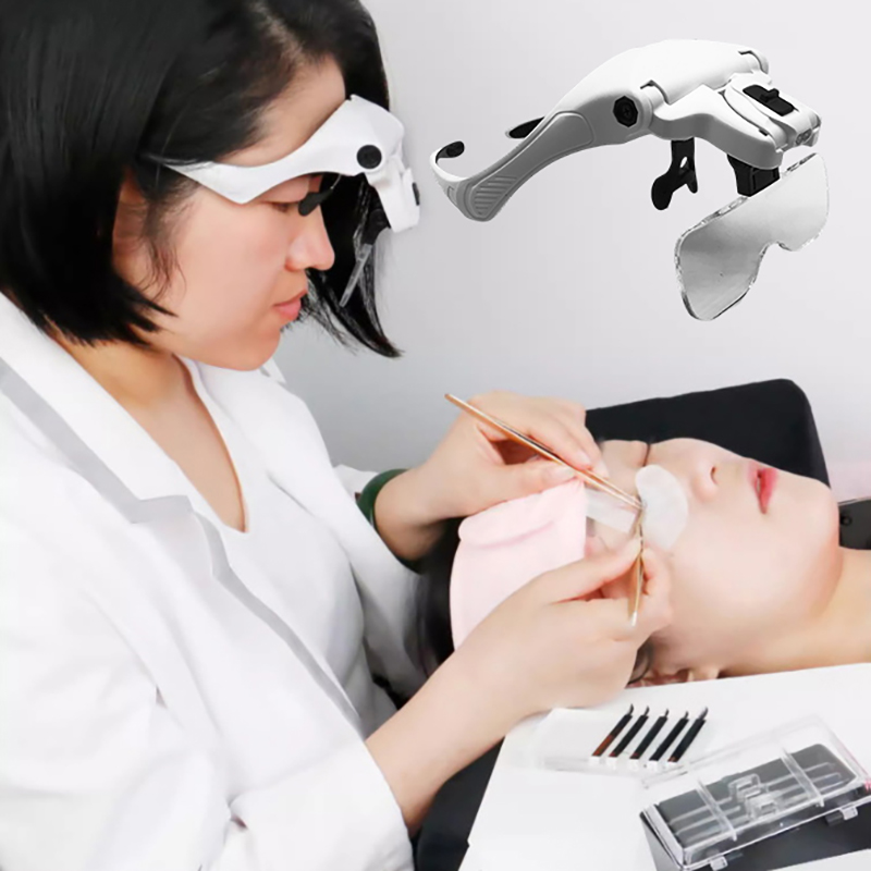 Lente d'ingrandimento regolabi - Eyelash Extension With Glasses recensione e prezzo