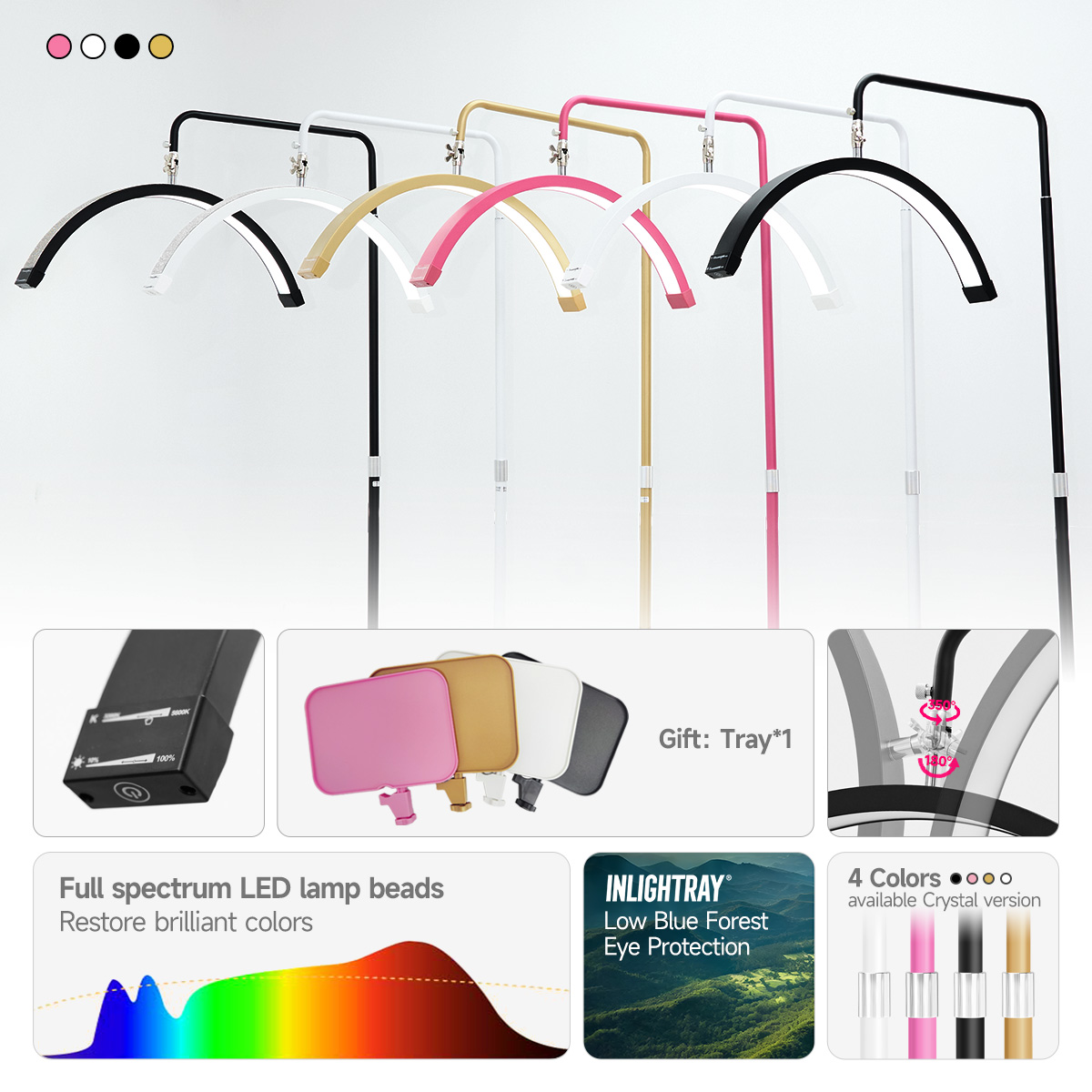Lampada a Mezzaluna LED con Ca - Eyelash Extension No 11 recensione e prezzo