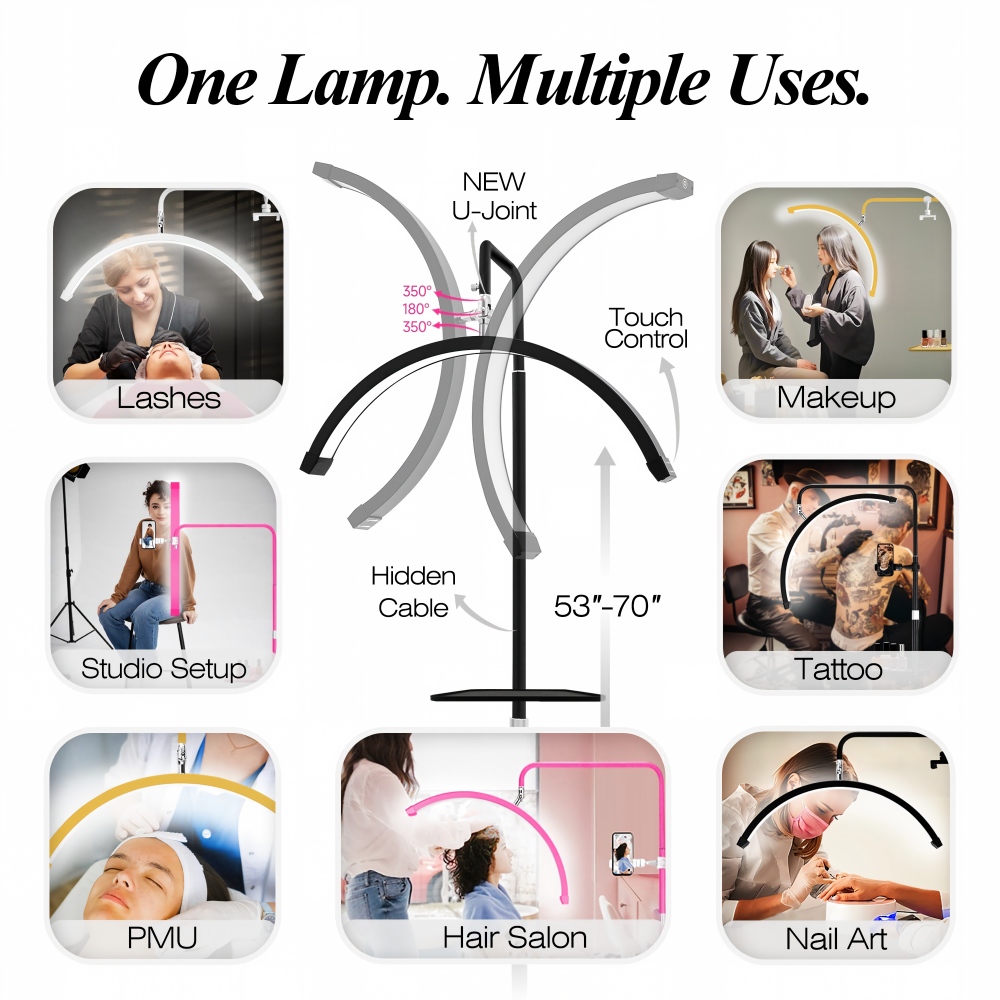 Lampada a Mezzaluna LED con Ca - Eyelash Extension No 11 recensione e prezzo